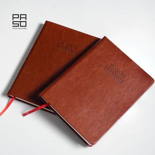 •PASO• Sổ Tay Basic Planner A5- Bìa Da PU