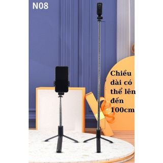 Gậy Chụp Ảnh Có đèn Flast, Có Bluetooth Kellytek KN08S 4in1 Xoay 360 Kiêm Tripod 3 Chân giá sỉ