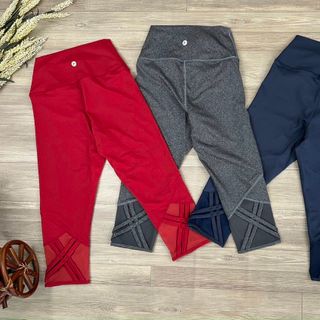 Quần lửng nữ phối lưới poly xịn Thể Thao Siêu Đẹp Giá Siêu Sỉ, Hàng Đẹp