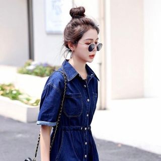JUMPSUIT DENIM QUẦN SHORT - DT1734