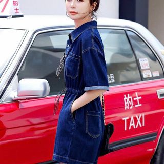 JUMPSUIT DENIM QUẦN SHORT - DT1734
