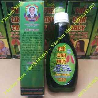 Phế Linh Thủy Đặng Hồng Phước, chai nhựa 180ml, Bổ Phế, Giảm Ho Cảm