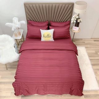 Bộ chăn ga Cotton sọc 3F dành cho khách sạn