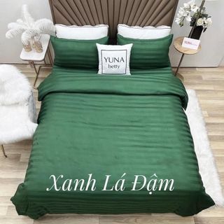 Bộ chăn ga Cotton sọc 3F dành cho homestay