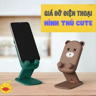 Giá đở điện thoại hình gấu