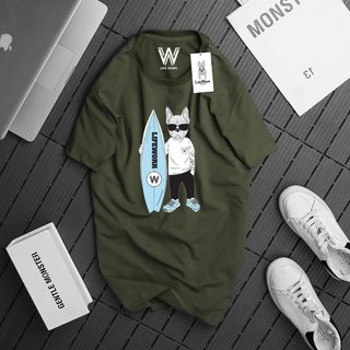 Áo thun cotton 4c nam, áo thun nam cao cấp, chất Cotton 4 chiều xịn. Bo rip đồng màu logo in cute - size từ 55kg - 85kg