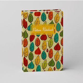 •PASO• Sổ tay Pattern A5 - Bìa giấy carton cứng nhiều thiết kế bìa
