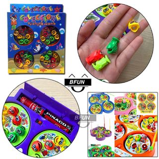 Bộ Đồ Chơi Câu Cá 4 Hồ, Nam Châm, CÓ NHẠC