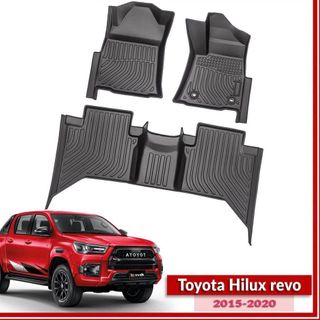 Thảm Lót Sàn Xe Ô Tô Toyota Hilux revo 2016 - 2022 -Chất Liệu TPE Cao Cấp.Dễ Vệ Sinh Chống Trầy Xước.Độ bền trên 5 năm. giá sỉ