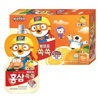 Nước Hồng Sâm Trái Cây Cho Bé Paldo Pororo Hàn Quốc, Táo