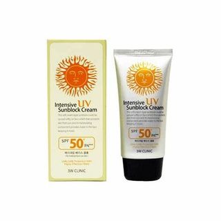 Review Kem Chống Nắng 3W Clinic Intensive UV Sunblock Cream