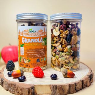 Tên sản phẩm: Granola Mật Hoa Dừa 300g - Detoko Food