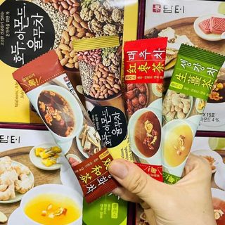 Bộ quà tặng 4 loại ngũ cốc và trà Damtuh Gift Set Hàn Quốc
