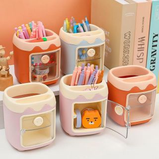Thông tin sản phẩm: HỘP ĐỰNG BÚT 2 NGĂN ĐỂ BÀN THIẾT KẾ DỄ THƯƠNG - SU