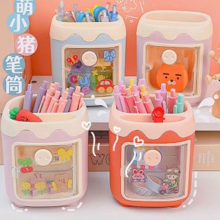 Thông tin sản phẩm: HỘP ĐỰNG BÚT 2 NGĂN ĐỂ BÀN THIẾT KẾ DỄ THƯƠNG - SU