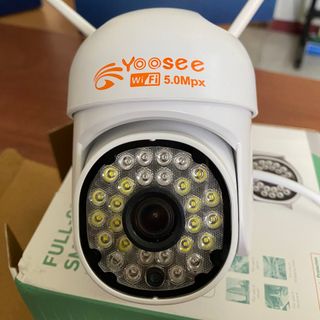 Camera PTZ Yoosee M24 Ngoài Trời 5.0 MPX 14 LED - Xoay 360 Độ Siêu Sắc Nét, Đàm Thoại 2 Chiều, Ban Đêm Có Màu giá sỉ