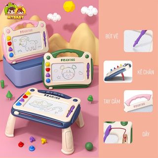 Bảng Vẽ Tự Xóa Thông Minh Nhiều Màu Sắc, Dễ Dàng Mang Theo, Tự Do Sáng Tạo Cho Bé