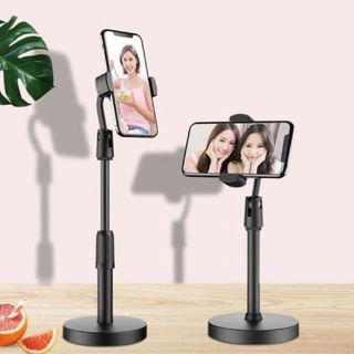 Giá đỡ điện thoại Microphone Stands, kẹp chống lưng 360 ,đế chân tròn để bàn, giá đỡ tiện lợi đa năng - kệ điện thoại giá sỉ