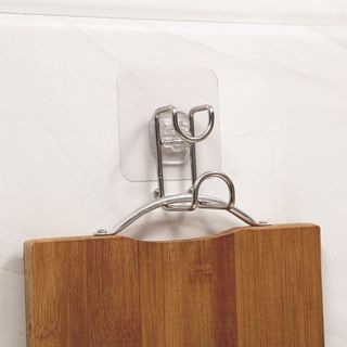 Móc treo thau dán tường, móc treo chậu thớt vật dụng gia đình siêu tiện lợi, tiết kiệm không gian