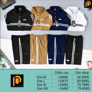 BỘ QUẦN ÁO POLO CỘC NAM THỜI TRANG MÙA HÈ - H2P PHOENIX
