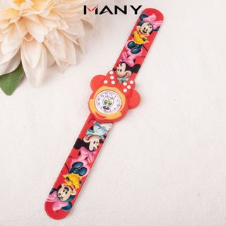 Đồng hồ trẻ em hình chuột Mickey dễ thương - Đồng hồ đeo tay cho bé trai gái hoạt hình MANY