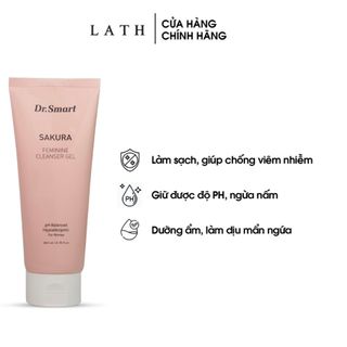 Dung dịch vệ sinh phụ nữ Làm Dịu Da, Giúp chống Khuẩn, Cân Bằng Độ pH Vùng Kín Dr.Smart Sakura 200ml giá sỉ