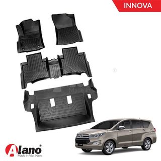 Thảm Lót Sàn Xe Ô tô   Toyota Innova 2016-2022-Chất liệu TPE Thương Hiệu ALANO.Dễ Vệ Sinh Chống Trầy Xước-Độ Bền Trên 5 Năm giá sỉ