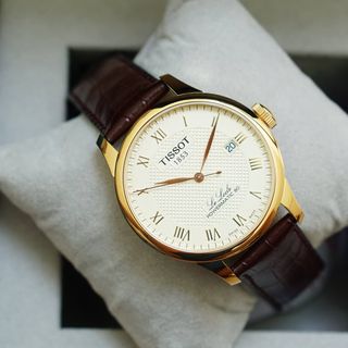 Đồng hồ Tissot nam máy lộ cơ tích cót tự động dây da
