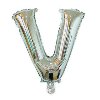 BONG BÓNG CHỮ CÁI, về màu bạc