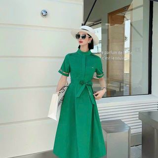 Đầm xoè dáng midi cao cấp DR8652