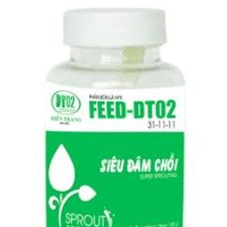 Bón Lá Siêu Đâm Chồi FEED DT02 Dưỡng Cây Tốt Lá Hũ 100g