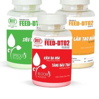 Bón Lá Siêu Đâm Chồi FEED DT02 Dưỡng Cây Tốt Lá Hũ 100g