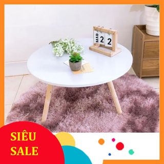 Bàn Tròn Bàn Trà Sofa Ngồi Bệt Đường Kính 60cm Cao 39cm, Làm Bàn Ăn, Bàn Học, Decor Nhà Cửa Xinh Xắn
