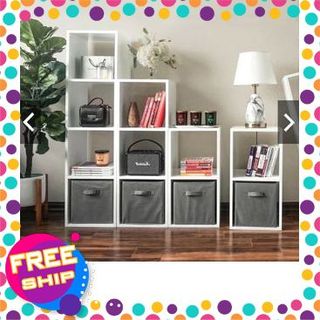 Kệ gỗ tổ ong đa năng - decor trang trí nhà - Gọn đẹp tiết kiệm diện tích - size 30x20x90 cm - 3 ô nhiều màu sắc