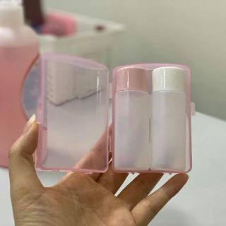 Set 2 hộp chiết mỹ phẩm mini 40ml/ chai giá sỉ