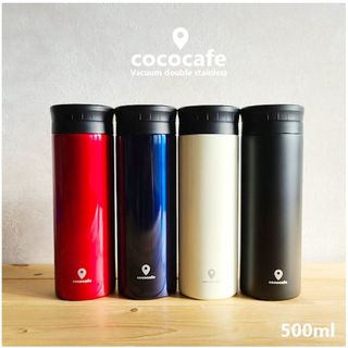 Bình giữ nhiệt Inox cao cấp Coco Café 500ml mầu đen nhập khẩu từ Nhật Bản