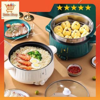 NỒI LẨU ĐA NĂNG 2 TẦNG, CA LẨU MINI, BẾP ĐIỆN THÔNG MINH [KÈM VỈ HẤP]