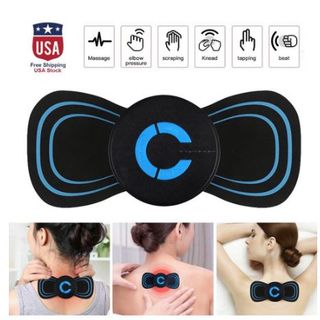 Miếng Massage Xung Điện Cổ Vai Gáy, Bắp Tay, Lưng Bằng Sung Điện đỡ đau Nhức Hiệu Qủa -Máy mat sa thân hình 10 Chế Độ