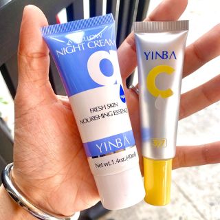 Bộ đôi Serum ngày và kem đêm Yinba