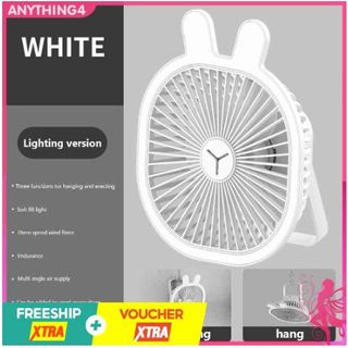 ✥Bất cứ thứ gì 4440✥Quạt Làm Mát USB Có Đèn LED Đa Năng 180 Độ 5W 1200mAh