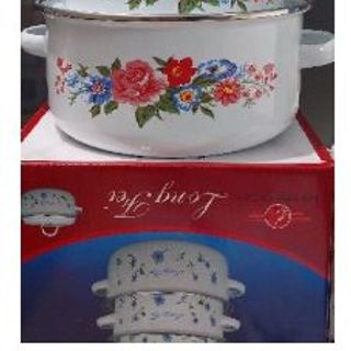 Bộ 3 nồi tráng men cao cấp( Giao họa tiết ngẫu nhiên)