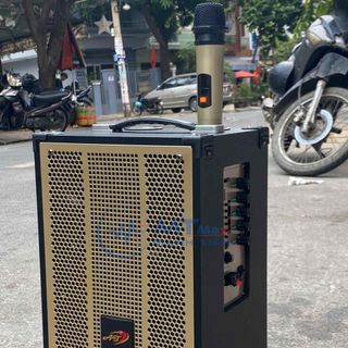 Loa Karaoke Di Động AT T8, Bass 20, Tặng 1 Micro Không Dây