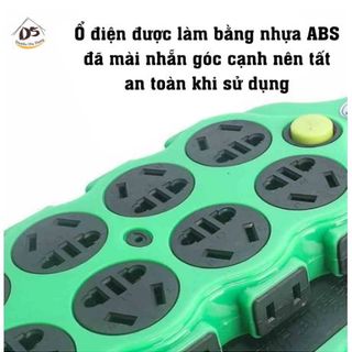 [Tặng 3M Dây] Ổ Cắm Điện 56 Lỗ Thông Minh Đa Chống Giật Điện Cao Cấp Ổ Phích Điện Chống Cháy Nổ Chịu Được Công Suất Cao