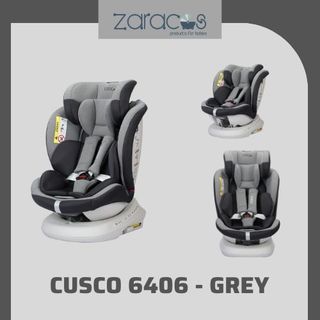 Ghế ngồi ô tô xoay 360 độ cho bé Zaracos Cusco 6406 Isofix Grey – Zaracos Việt Nam giá sỉ