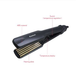 Máy Bấm Tóc Chỉnh Nhiệt Kemei Km 332