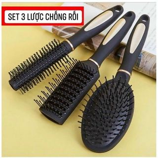 Set 3 Lược Chống Rối Tóc Cao Cấp