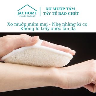 Bông tắm xơ mướp tự nhiên dưỡng ẩm cho da tẩy tế bào chết
