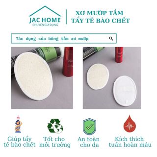 Bông tắm xơ mướp tự nhiên dưỡng ẩm cho da tẩy tế bào chết