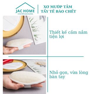 Bông tắm xơ mướp tự nhiên dưỡng ẩm cho da tẩy tế bào chết