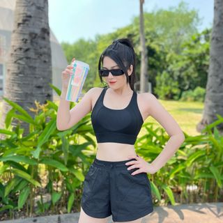 Bộ đùi 2 lớp có túi khoá kéo+ Bras móc cài QC cao cấp Siêu Đẹp Giá Sỉ, Hàng Đẹp